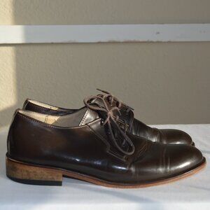 Custom Made Korean Men's Leather Brown Dress Shoes